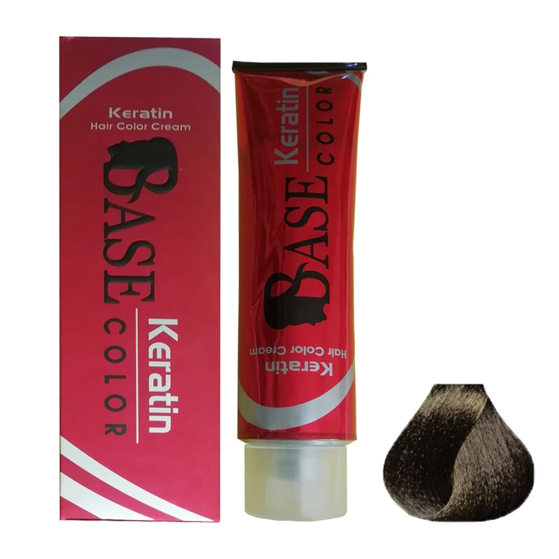 رنگ مو قهوه ای دودی متوسط