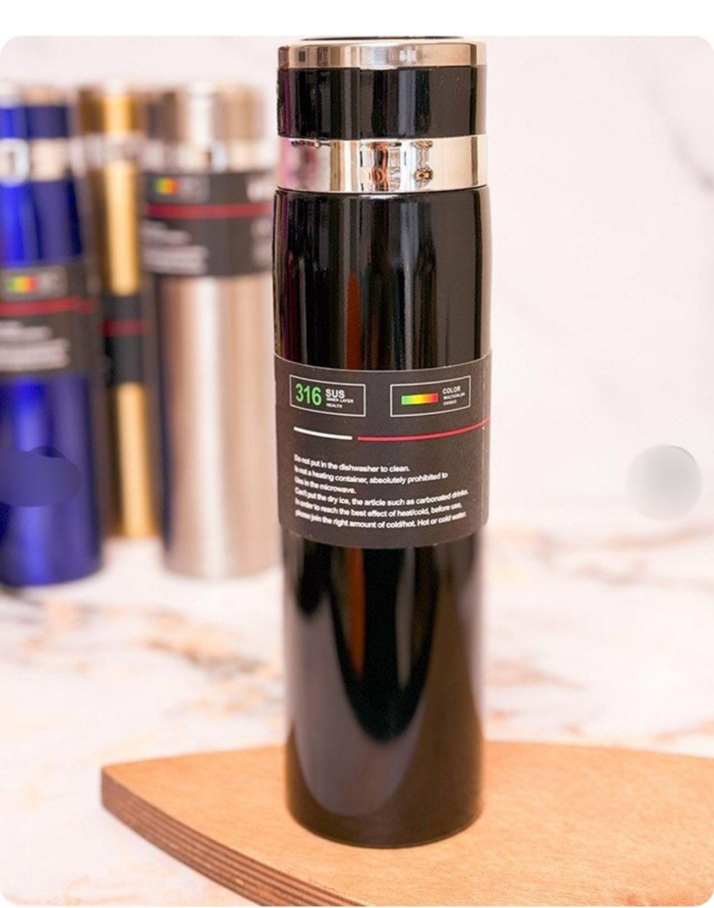 فلاسک یک لیتری استیل وکیوم